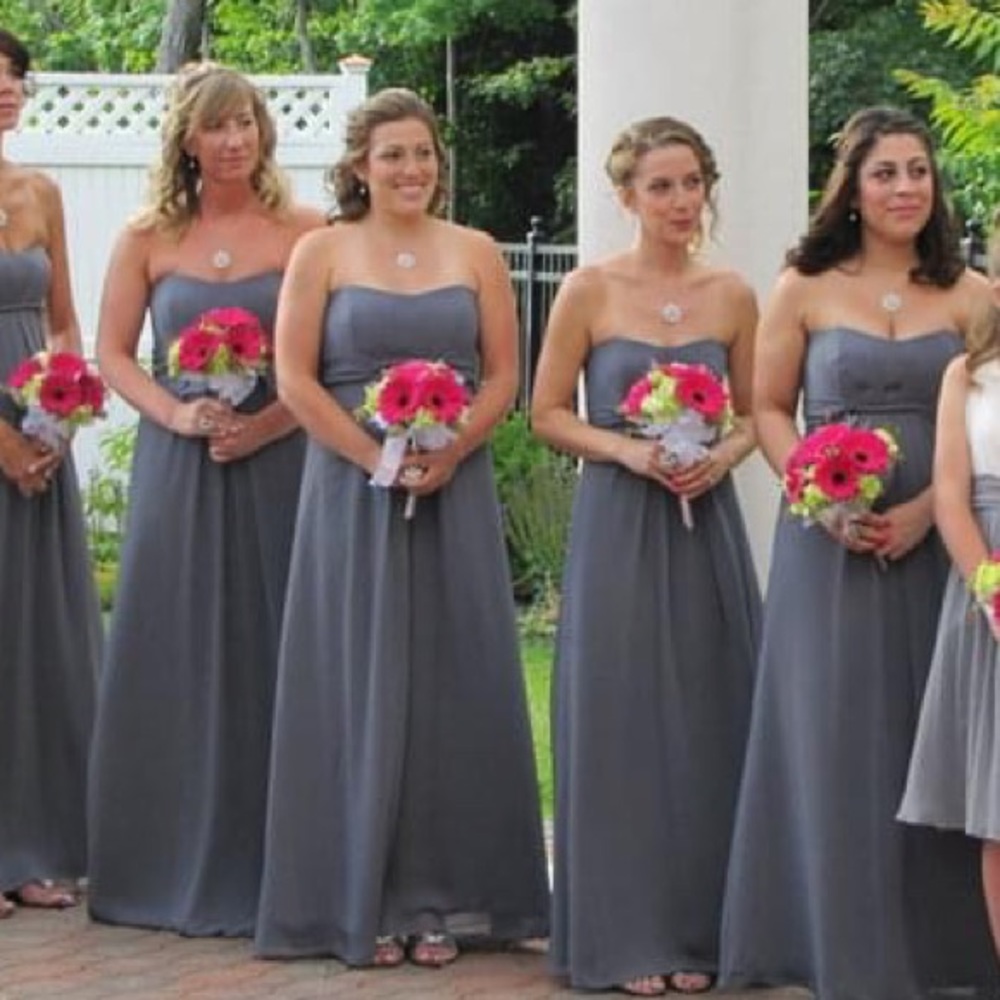 Vineyard Collection Strapless Bridesmaids Dress